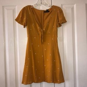 Yellow Babydoll Dress